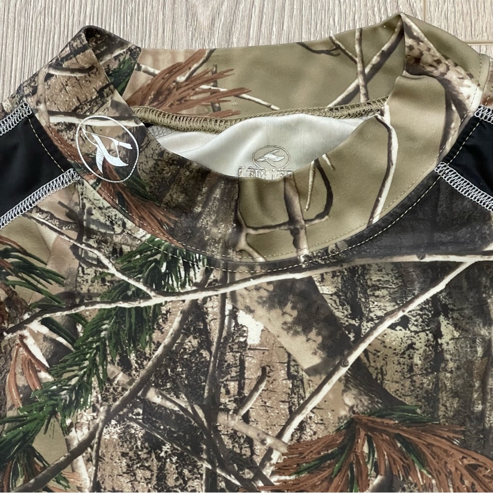 RedHead Realtree AP Camo Mock Neck Long Sleeve Shirt Size Large - Picture 2 of 6